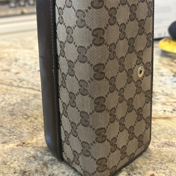Gucci monogram canvas & leather wallet - Picture 8 of 10